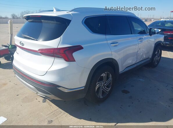 5NMS34AJ3MH339307 2021 HYUNDAI SANTA FE White Trasero derecho