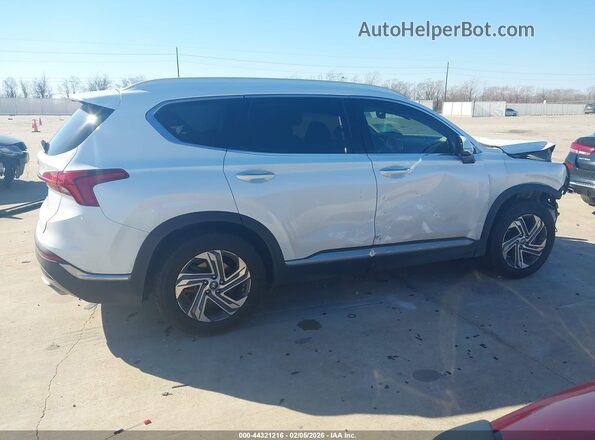 5NMS34AJ3MH339307 2021 HYUNDAI SANTA FE White Vista del cuadro de instrumentos