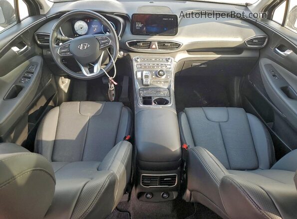 5NMS34AJ6PH577186 2023 HYUNDAI SANTA Blue Widok deski rozdzielczej