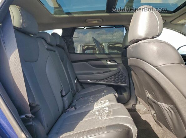 5NMS34AJ6PH577186 2023 HYUNDAI SANTA Blue Widok wnętrza z tyłu