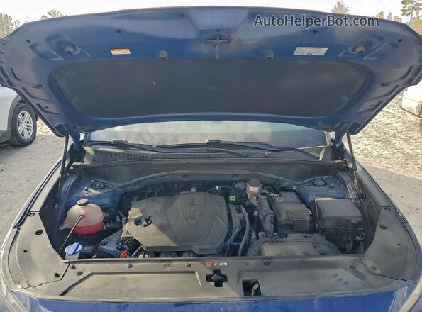 5NMS34AJ6PH577186 2023 HYUNDAI SANTA Blue Widok komory silnika