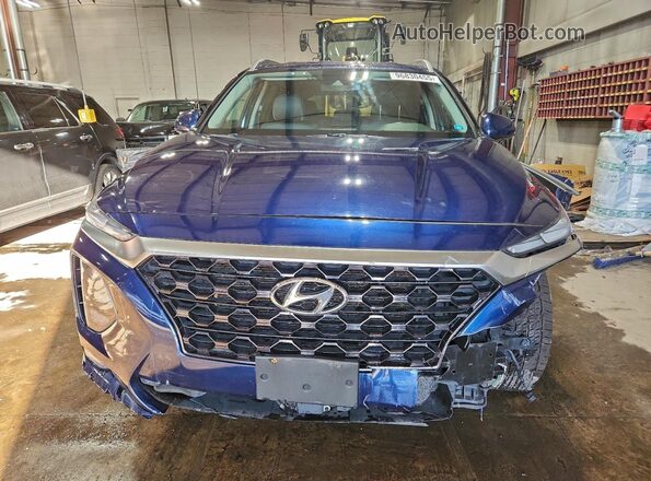 5NMS3CAD3KH023262 2019 HYUNDAI SANTA Blue 
