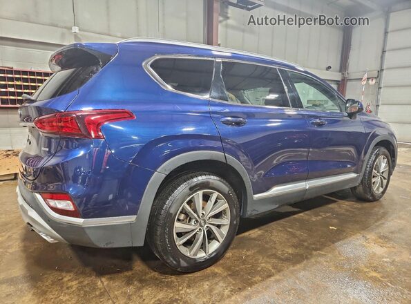 5NMS3CAD3KH023262 2019 HYUNDAI SANTA Blue 
