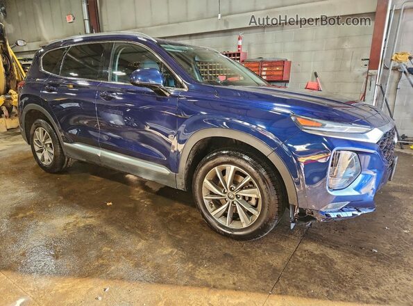 5NMS3CAD3KH023262 2019 HYUNDAI SANTA Blue 
