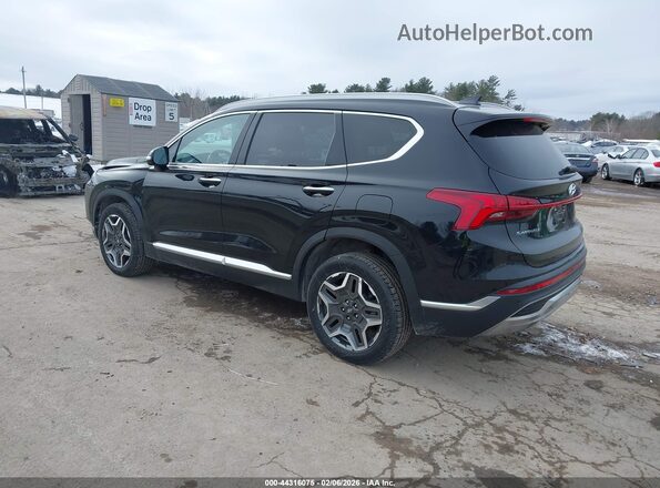 5NMS3DA12PH020954 2023 HYUNDAI SANTA FE HYBRID Черный Задняя левая четверть