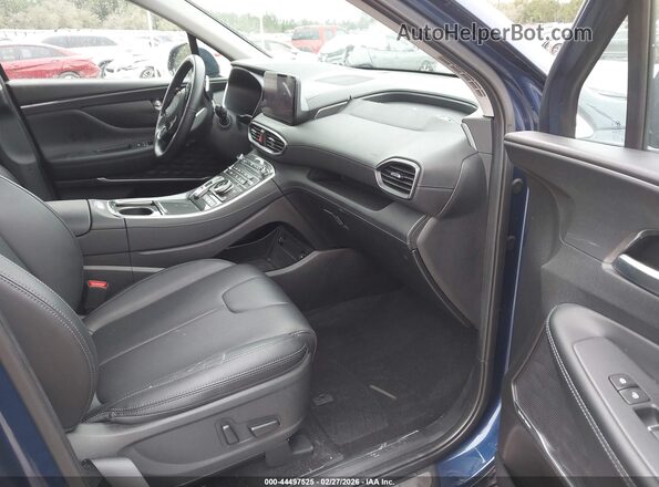 5NMS3DA15PH000097 2023 HYUNDAI SANTA FE HYBRID Blue Սալոնի դիմացի տեսք