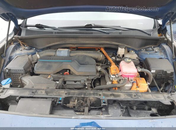 5NMS3DA15PH000097 2023 HYUNDAI SANTA FE HYBRID Blue Հետևի տեսք