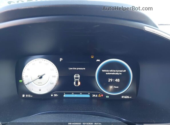 5NMS3DA15PH002240 2023 HYUNDAI SANTA FE HYBRID Gray უკანა სავარძლების ხედი
