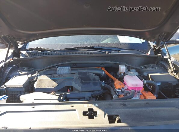5NMS3DA15PH002240 2023 HYUNDAI SANTA FE HYBRID Gray უკანა ხედი