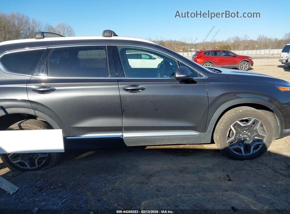 5NMS3DA15PH002240 2023 HYUNDAI SANTA FE HYBRID Gray უკანა სალონის ხედი