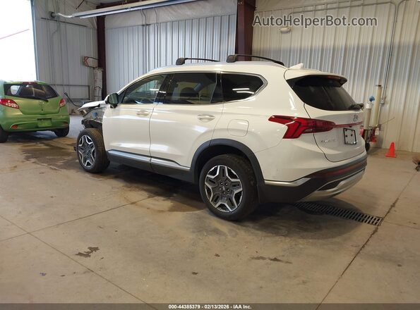 5NMS3DA16PH020262 2023 HYUNDAI SANTA FE HYBRID White უკანა მარცხენა