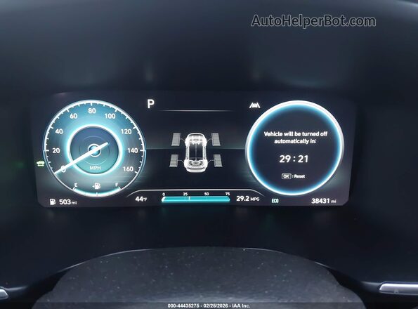 5NMS3DA16PH021895 2023 HYUNDAI SANTA FE HYBRID Black უკანა სავარძლების ხედი