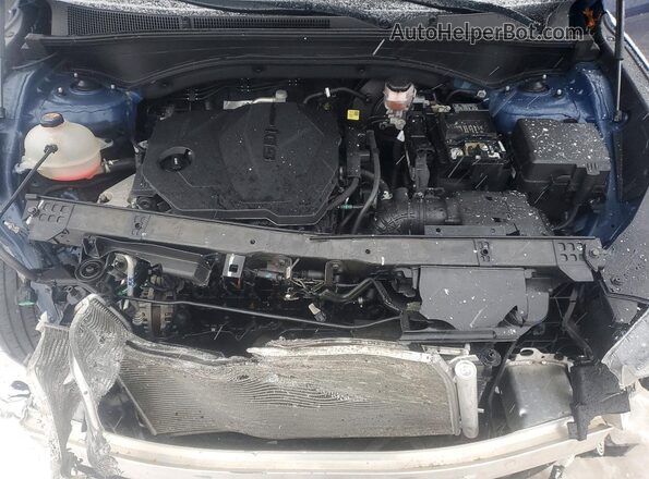5NMS3DAJ2NH433003 2022 HYUNDAI SANTA Синий Вид подкапотного пространства