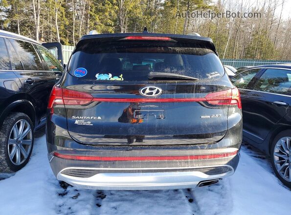 5NMS4DAL0NH481128 2022 HYUNDAI SANTA Black Вид ззаду