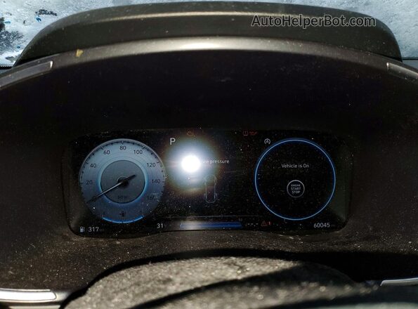 5NMS4DAL0NH481128 2022 HYUNDAI SANTA Black Вид щитка приладів