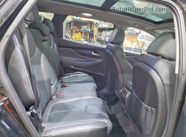 5NMS4DAL0NH481128 2022 HYUNDAI SANTA Black Вид задньої частини салону