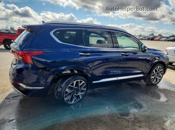5NMS54AL9NH427663 2022 HYUNDAI SANTA FE CALLIGRAPHY Blue 