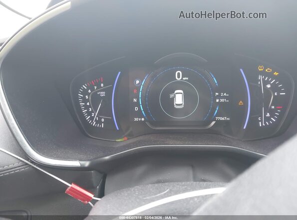 5NMS5CAA1KH076302 2019 HYUNDAI SANTA FE Gray Вид задніх сидінь