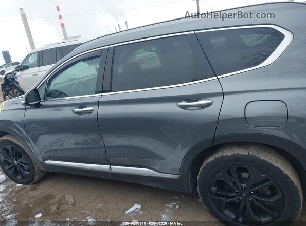 5NMS5CAA1KH076302 2019 HYUNDAI SANTA FE Gray 
