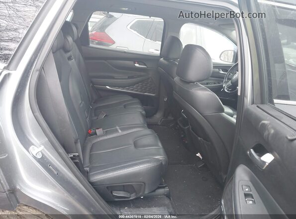 5NMS5CAA1KH076302 2019 HYUNDAI SANTA FE Gray Вид наклейки з VIN-кодом