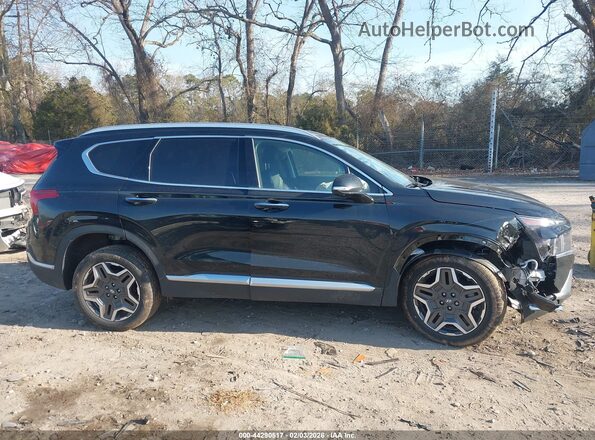 5NMS5DA11PH021314 2023 HYUNDAI SANTA FE HYBRID Black Widok wnętrza z tyłu