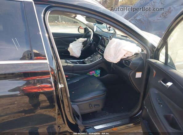 5NMS5DA11PH021314 2023 HYUNDAI SANTA FE HYBRID Black Widok wnętrza z przodu