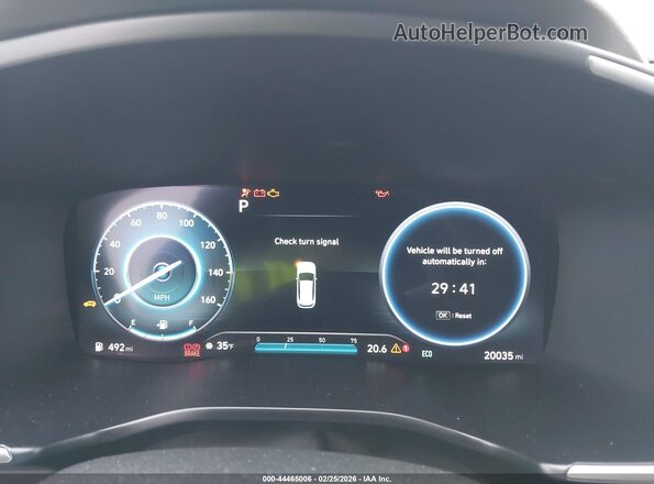 5NMS5DA13PH019208 2023 HYUNDAI SANTA FE HYBRID Gray Widok tylnych siedzeń