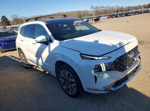 5NMS5DAL1NH394688 2022 HYUNDAI SANTA FE CALLIGRAPHY White Front right