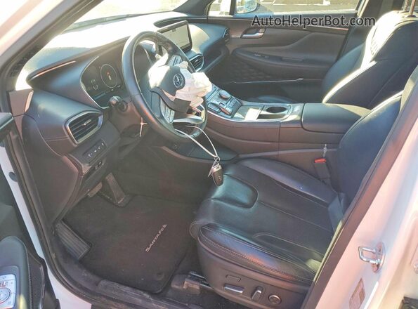 5NMS5DAL1NH394688 2022 HYUNDAI SANTA FE CALLIGRAPHY White Front interior view