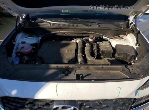 5NMS5DAL1NH394688 2022 HYUNDAI SANTA FE CALLIGRAPHY White Engine compartment view