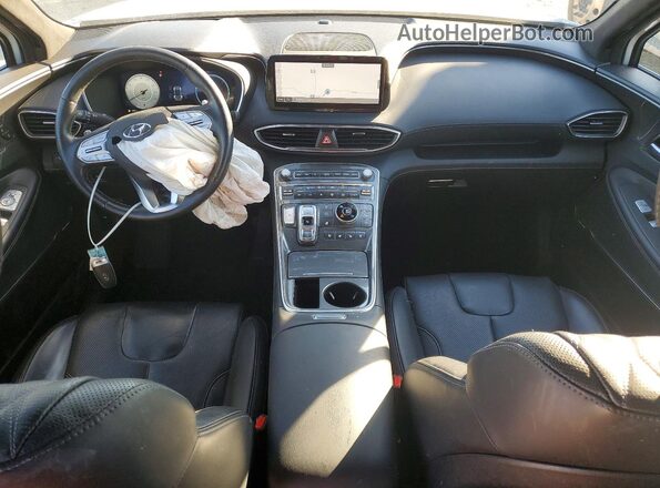 5NMS5DAL1NH394688 2022 HYUNDAI SANTA FE CALLIGRAPHY White Dashboard view