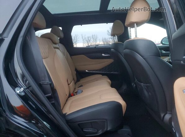 5NMS5DAL2PH518082 2023 HYUNDAI SANTA FE CALLIGRAPHY Black Widok wnętrza z tyłu