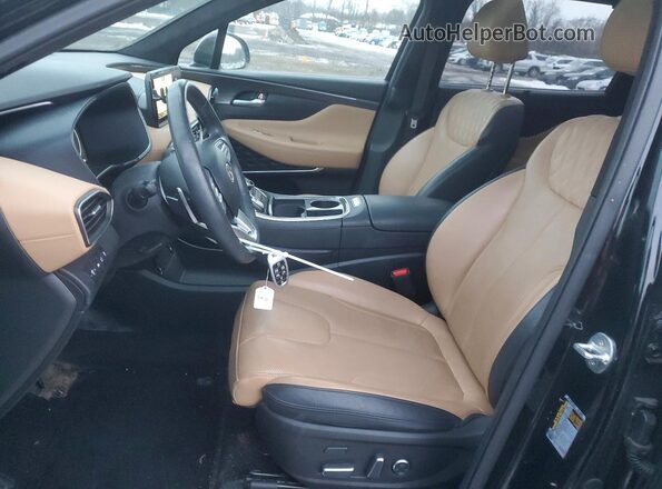 5NMS5DAL2PH518082 2023 HYUNDAI SANTA FE CALLIGRAPHY Black Widok wnętrza z przodu