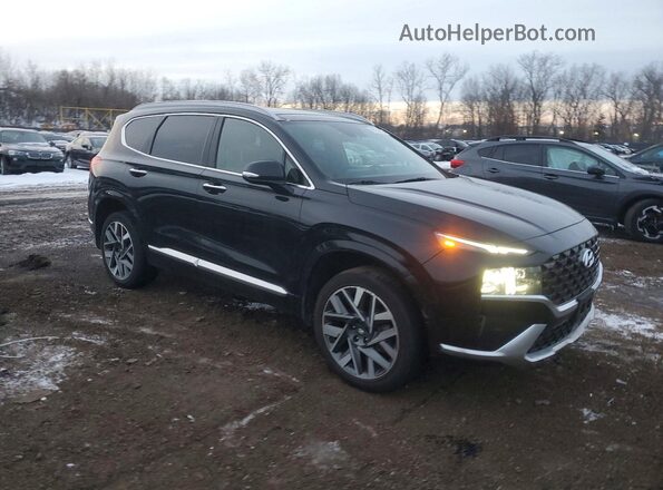 5NMS5DAL2PH518082 2023 HYUNDAI SANTA FE CALLIGRAPHY Black Przód prawy