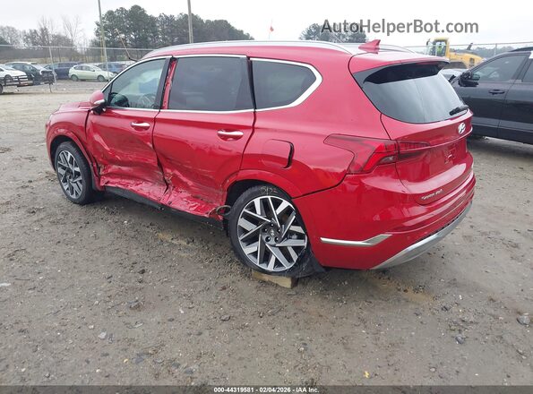 5NMS5DAL3NH479466 2022 HYUNDAI SANTA FE CALLIGRAPHY Red 