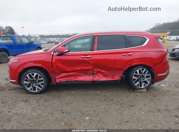 5NMS5DAL3NH479466 2022 HYUNDAI SANTA FE CALLIGRAPHY Red 