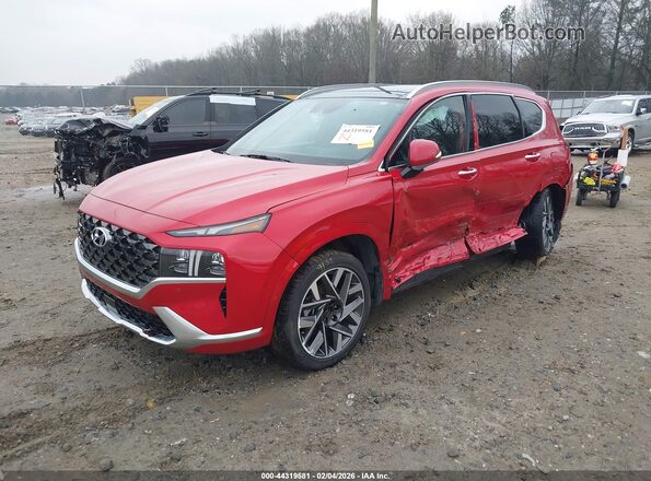 5NMS5DAL3NH479466 2022 HYUNDAI SANTA FE CALLIGRAPHY Red 