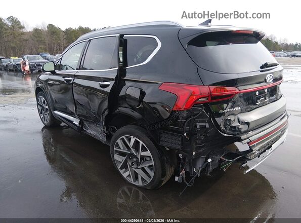 5NMS5DAL8PH613455 2023 HYUNDAI SANTA FE CALLIGRAPHY Black უკანა მარცხენა