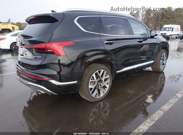 5NMS5DAL8PH613455 2023 HYUNDAI SANTA FE CALLIGRAPHY Black უკანა მარჯვენა
