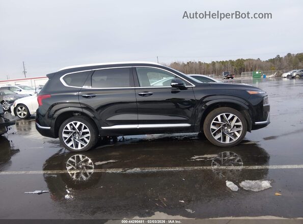 5NMS5DAL8PH613455 2023 HYUNDAI SANTA FE CALLIGRAPHY Black უკანა სალონის ხედი