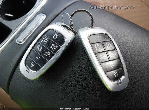 5NMS5DAL8PH613455 2023 HYUNDAI SANTA FE CALLIGRAPHY Black წინა პანელის ხედი
