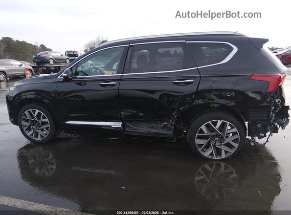 5NMS5DAL8PH613455 2023 HYUNDAI SANTA FE CALLIGRAPHY Black სალონის 360-გრადუსიანი ხედი
