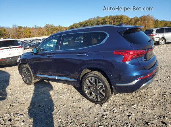 5NMS5DALXPH522073 2023 HYUNDAI SANTA FE CALLIGRAPHY Blue Rear left