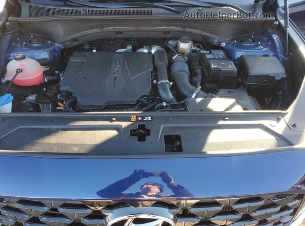 5NMS5DALXPH522073 2023 HYUNDAI SANTA FE CALLIGRAPHY Blue Engine compartment view