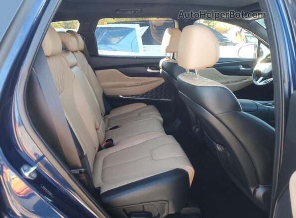 5NMS5DALXPH522073 2023 HYUNDAI SANTA FE CALLIGRAPHY Blue Rear interior view