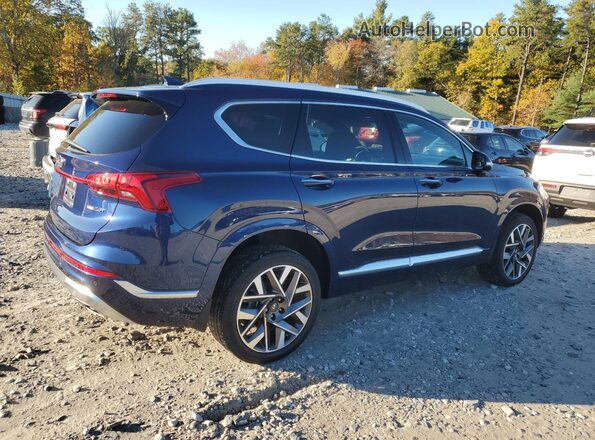 5NMS5DALXPH522073 2023 HYUNDAI SANTA FE CALLIGRAPHY Blue Rear right