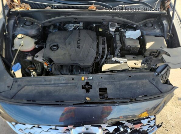 5NMS64AJ8MH366090 2021 HYUNDAI SANTA Black Widok komory silnika