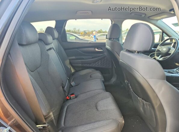 5NMS64AJ8MH366090 2021 HYUNDAI SANTA Black Widok wnętrza z tyłu