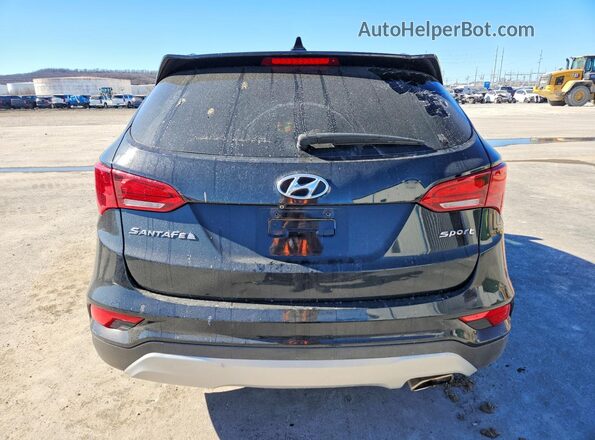 5NMZU3LB7HH014399 2017 HYUNDAI SANTA Black Вид ззаду