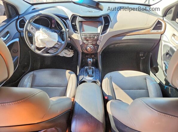 5NMZU3LB7HH014399 2017 HYUNDAI SANTA Black Вид панелі приладів